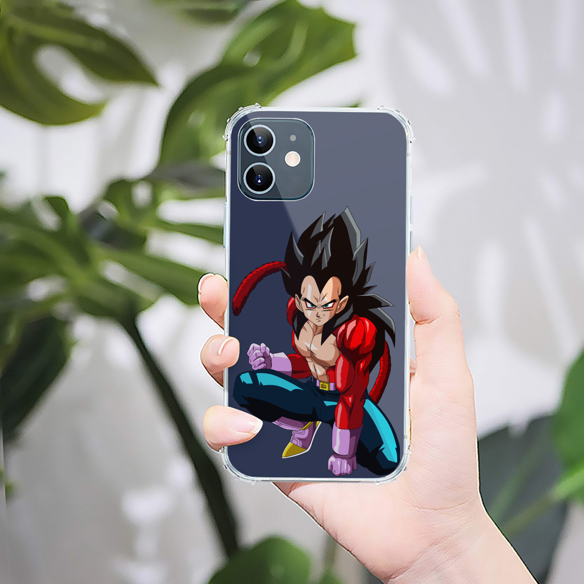 （画像用） ドラゴンボール ベジータ四世（Bejīta Yonsei）DRAGON BALL Vegeta IV 【iPhone 12シリーズ対応】透明スマホケース（クリアソフトケース）